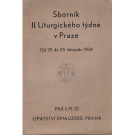 Sborník II. Liturgického týdne v Praze