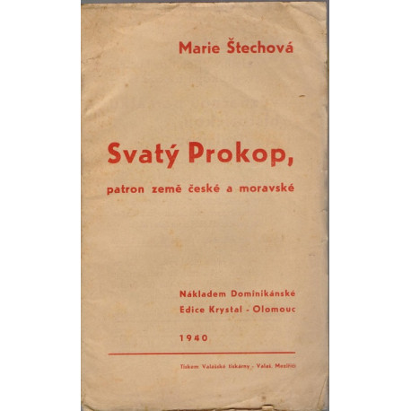 Svatý Prokop - Marie Štechová