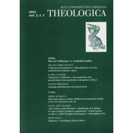 Theologica 2012 roč.2, č.1