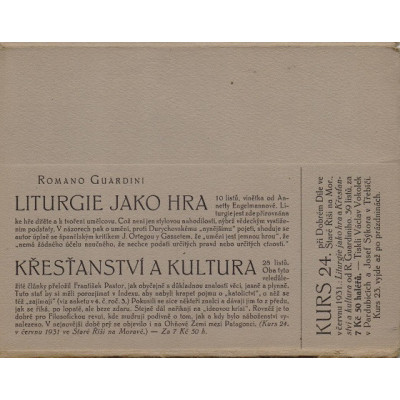 Liturgie jako hra - Romano Guardini